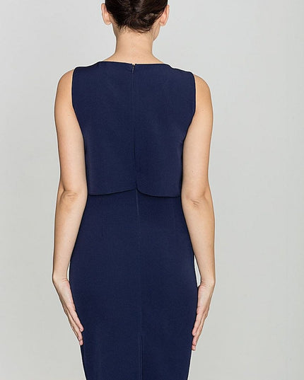 Robe ajustée rose tunique