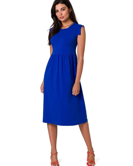 Robe midi taille haute