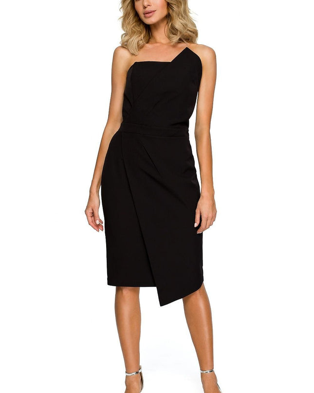 Robe crayon épaules dénudées