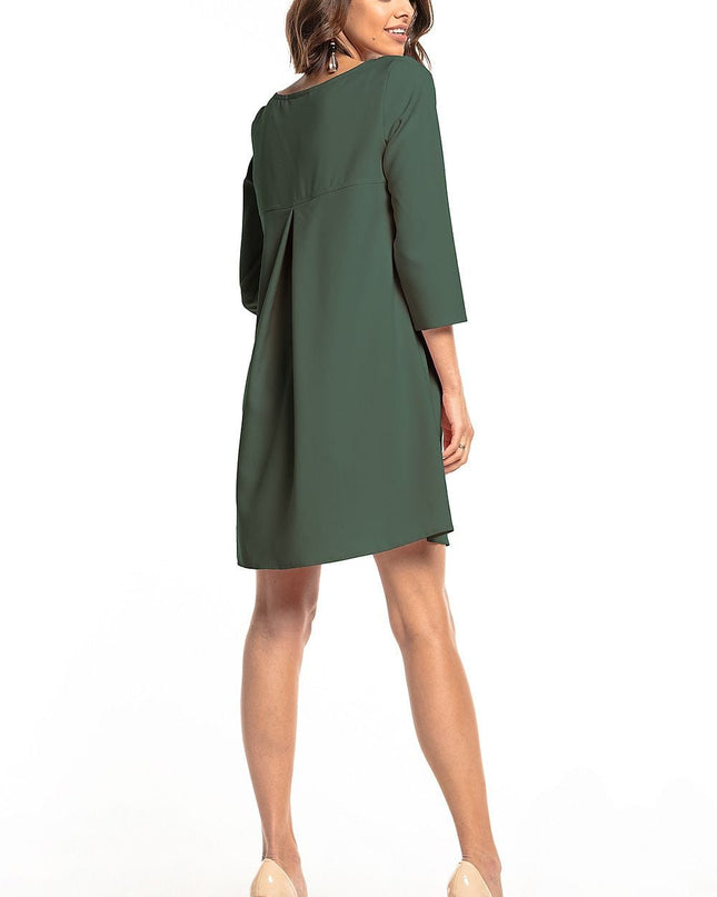 Robe verte col en cœur