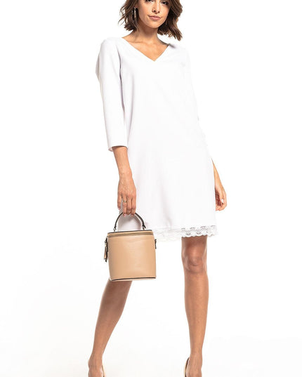 Robe verte simple en dentelle