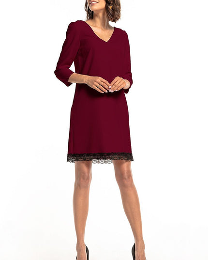 Robe verte simple en dentelle