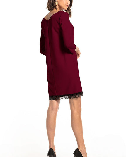 Robe verte simple en dentelle