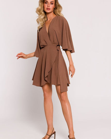 Robe verte manches chauve-souris