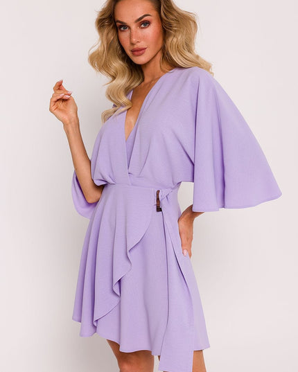 Robe verte manches chauve-souris