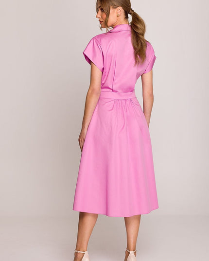 Robe chemisier élégante en coton