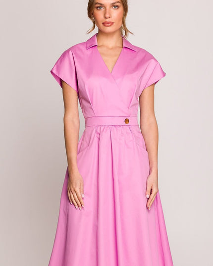 Robe chemisier élégante en coton