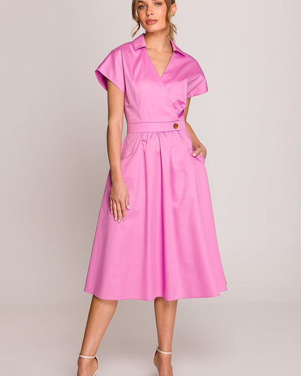 Robe chemisier élégante en coton