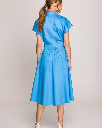 Robe chemisier élégante en coton