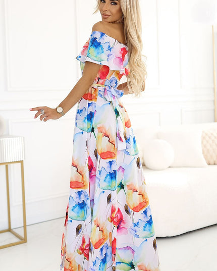 Robe longue espagnole florale