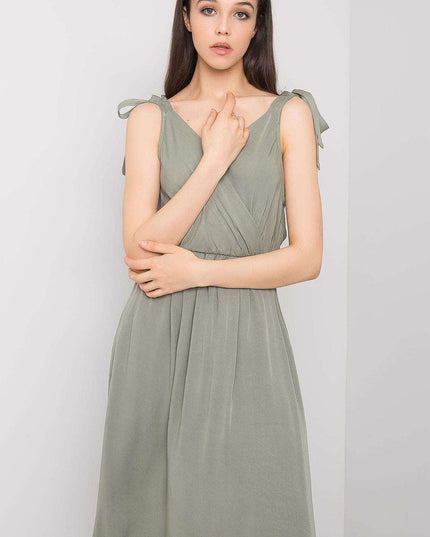Robe d'été nouée en viscose
