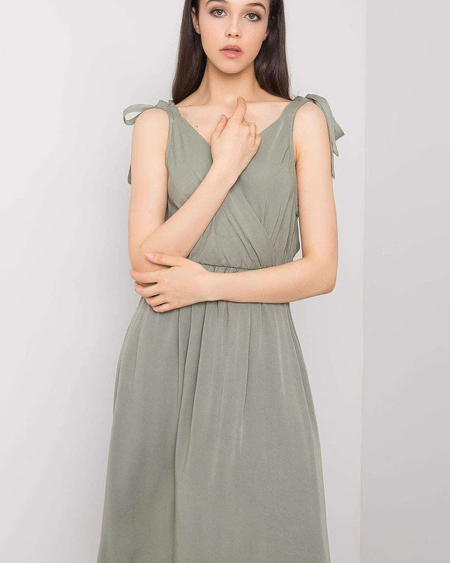 Robe d'été nouée en viscose