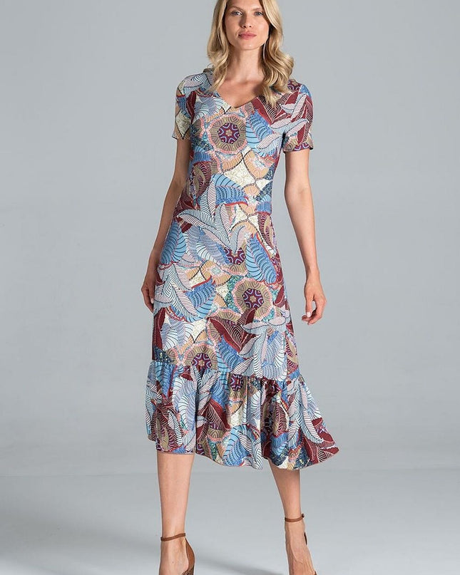 Robe midi décolleté en cœur