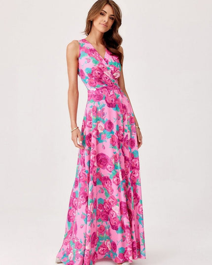 Robe longue florale élégante