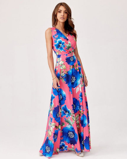Robe longue florale élégante