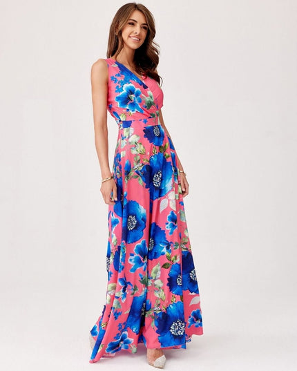 Robe longue florale élégante