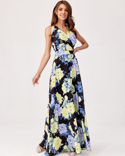 Robe longue florale élégante