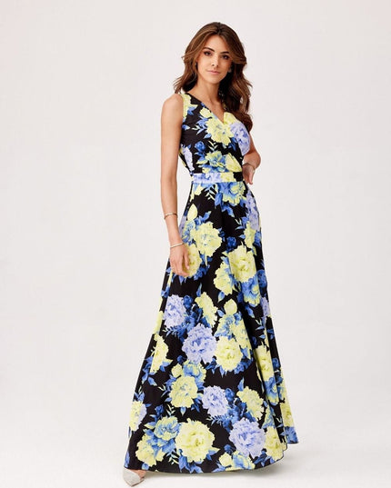 Robe longue florale élégante