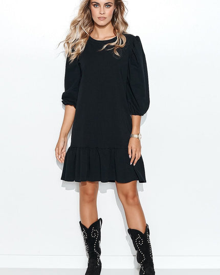 Robe romantique manches bouffantes