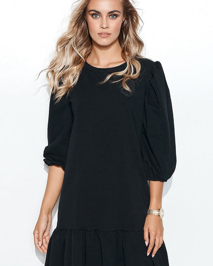 Robe romantique manches bouffantes