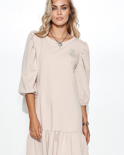 Robe romantique manches bouffantes