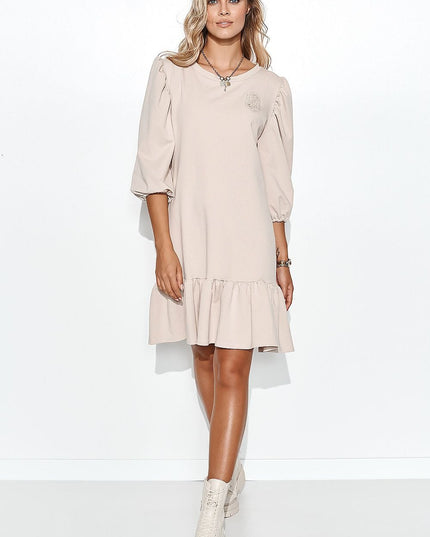 Robe romantique manches bouffantes