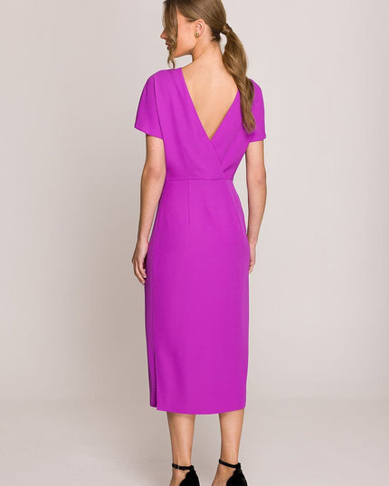 Robe midi élégante bleu ciel