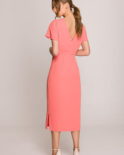 Robe midi élégante bleu ciel