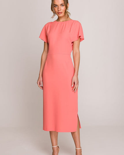 Robe midi élégante bleu ciel