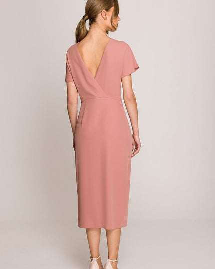 Robe midi élégante bleu ciel