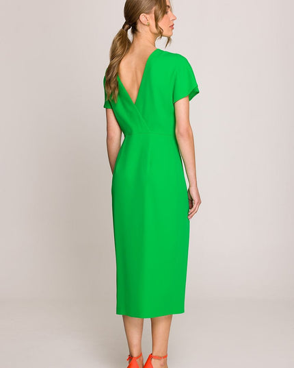 Robe midi élégante bleu ciel