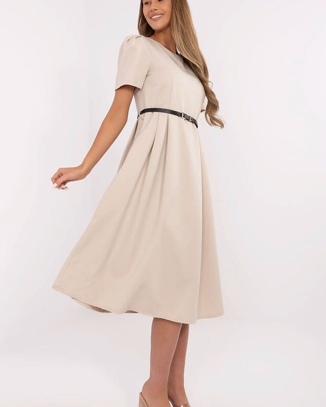 Robe évasée midi élégante