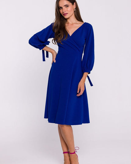 Robe verte élégante en maille