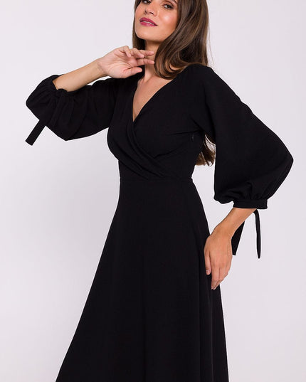 Robe verte élégante en maille