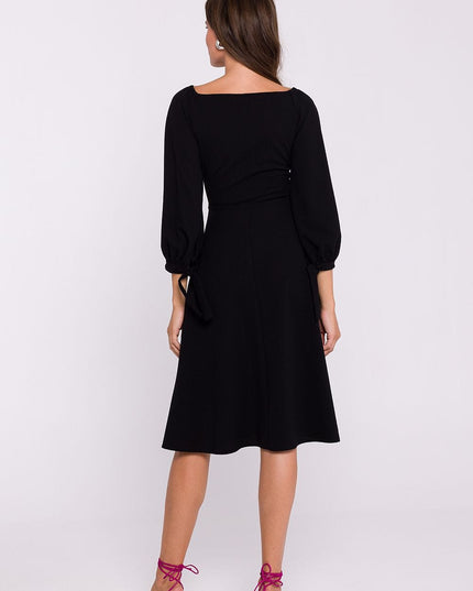 Robe verte élégante en maille