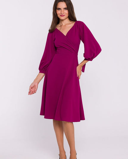 Robe verte élégante en maille