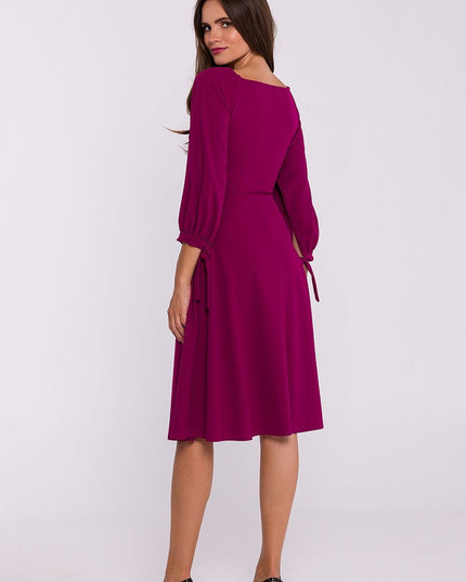 Robe verte élégante en maille