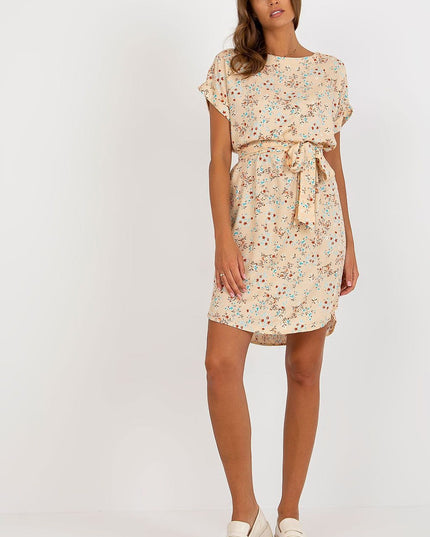 Robe été manches courtes fleurie