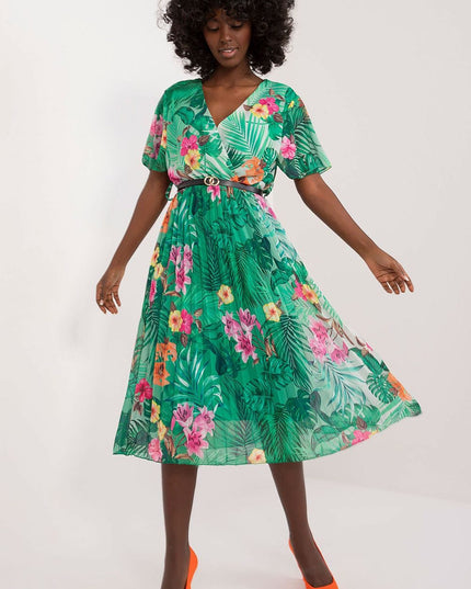 Robe d'été évasée florale