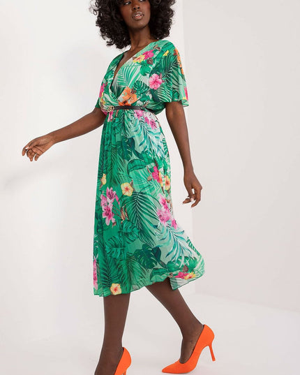 Robe d'été évasée florale