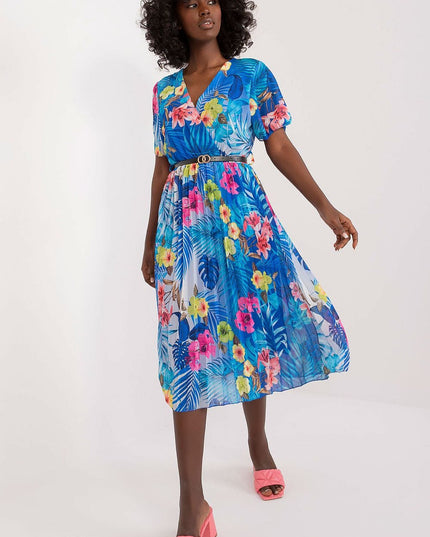 Robe d'été évasée florale