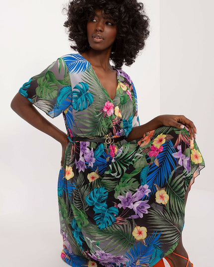 Robe d'été évasée florale