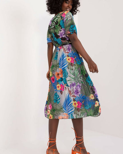 Robe d'été évasée florale