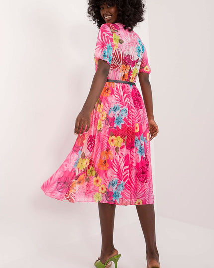 Robe d'été évasée florale