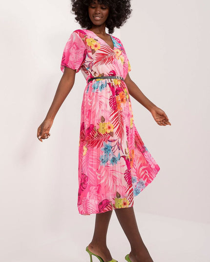 Robe d'été évasée florale
