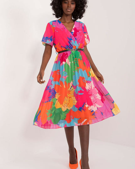 Robe d'été évasée florale