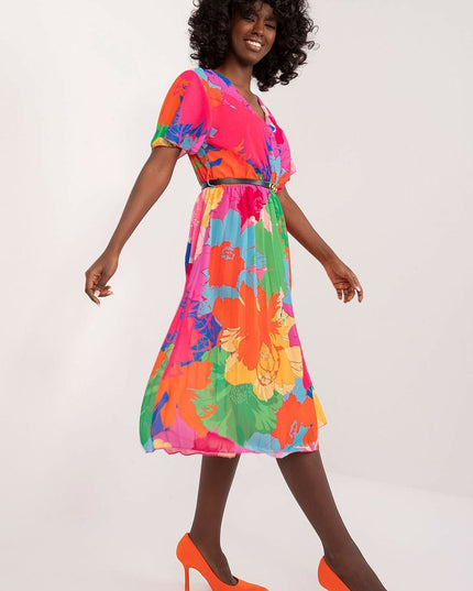 Robe d'été évasée florale