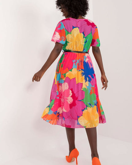 Robe d'été évasée florale