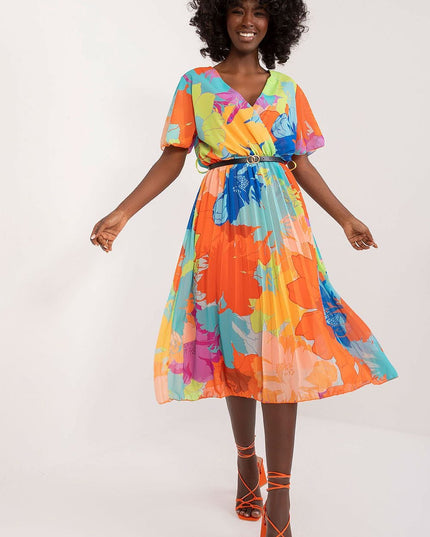 Robe d'été évasée florale