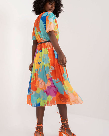 Robe d'été évasée florale